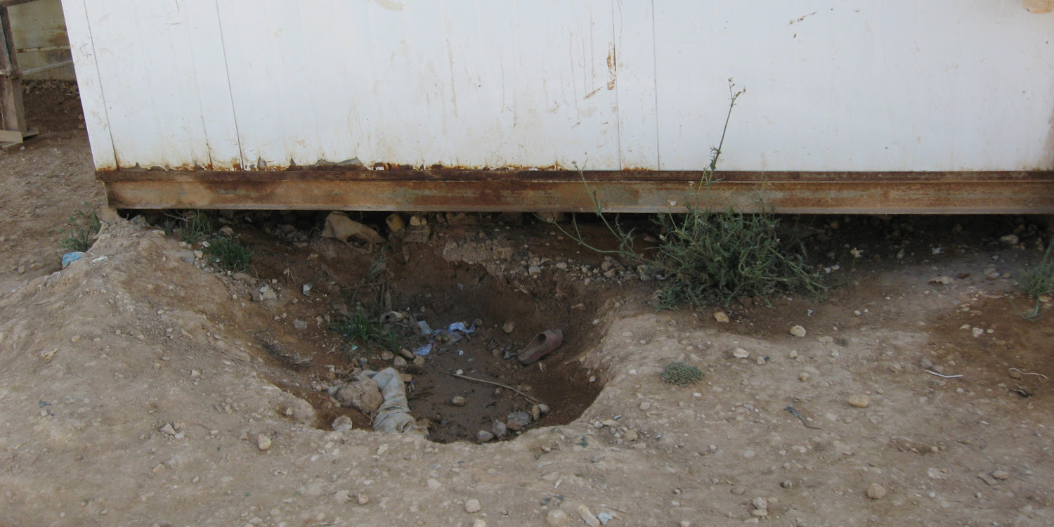 "Sanitation" hole