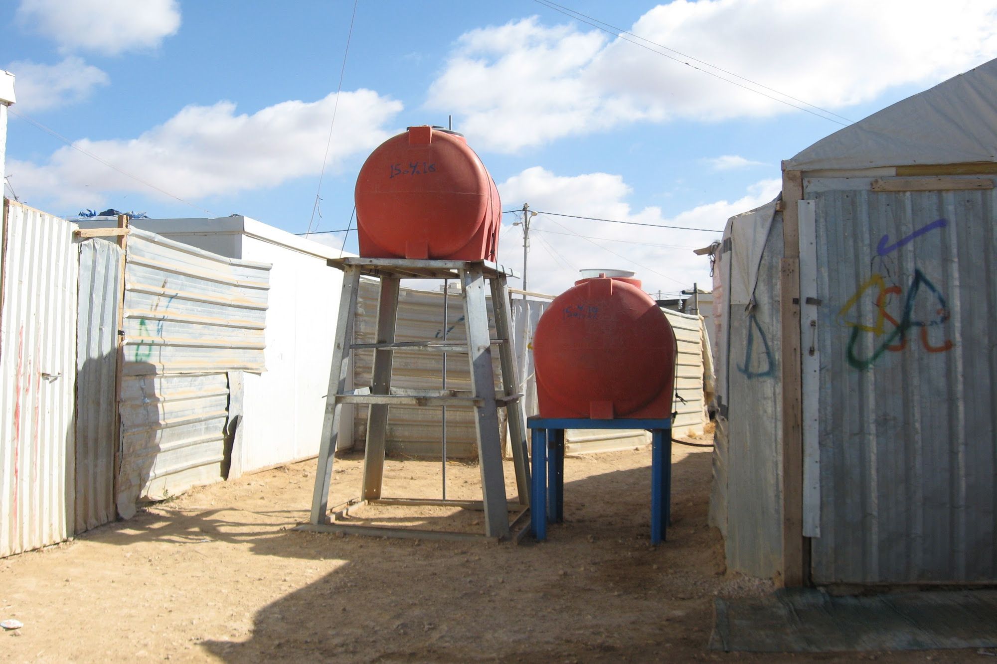 Water at the Zaatari Refugee Camp